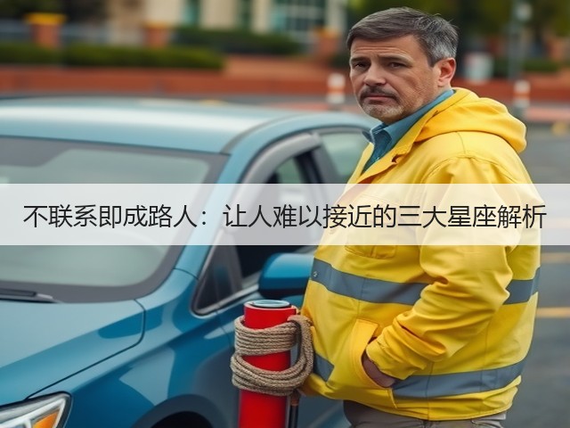 不联系即成路人：让人难以接近的三大星座解析(图1)