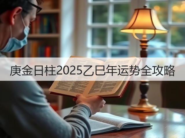 庚金日柱2025乙巳年运势全攻略(图1) 庚金日柱2025乙巳年运势全攻略(图1)