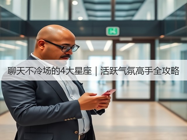 聊天不冷场的4大星座|活跃气氛高手全攻略(图3) 聊天不冷场的4大星座|活跃气氛高手全攻略(图3)