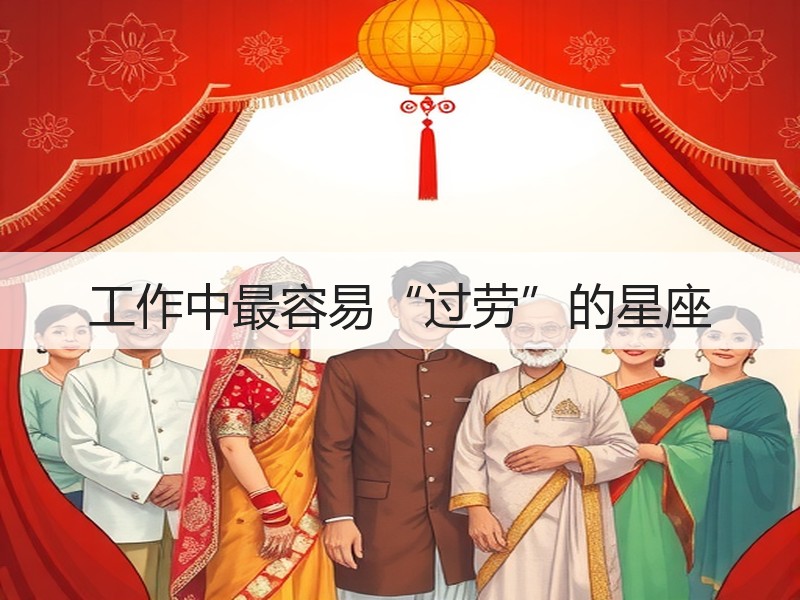 工作中最容易“过劳”的星座