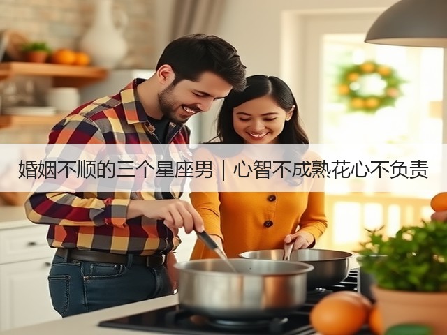 婚姻不顺的三个星座男|心智不成熟花心不负责(图3) 婚姻不顺的三个星座男|心智不成熟花心不负责(图3)
