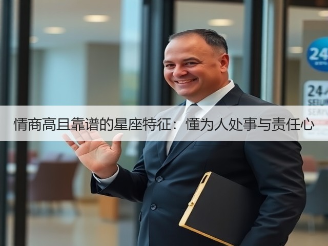 情商高且靠谱的星座特征：懂为人处事与责任心(图2)