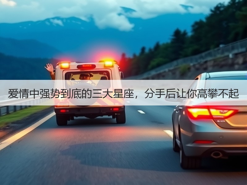 爱情中强势到底的三大星座，分手后让你高攀不起
