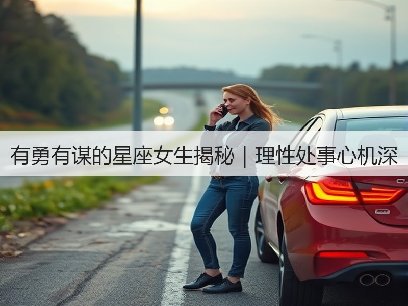 有勇有谋的星座女生揭秘｜理性处事心机深