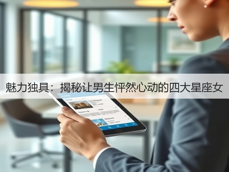 魅力独具：揭秘让男生怦然心动的四大星座女