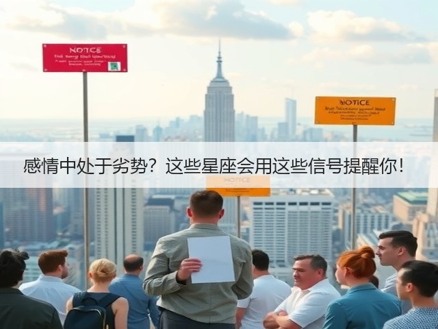 感情中处于劣势？这些星座会用这些信号提醒你！(图1)