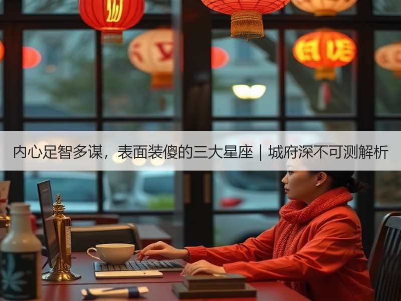 内心足智多谋，表面装傻的三大星座｜城府深不可测解析