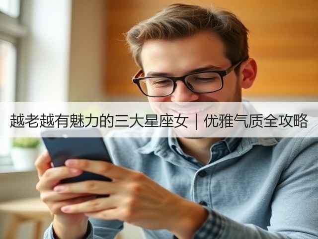 越老越有魅力的三大星座女｜优雅气质全攻略(图1)
