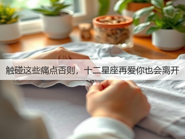 触碰这些痛点否则,十二星座再爱你也会离开(图2) 触碰这些痛点否则,十二星座再爱你也会离开(图2)