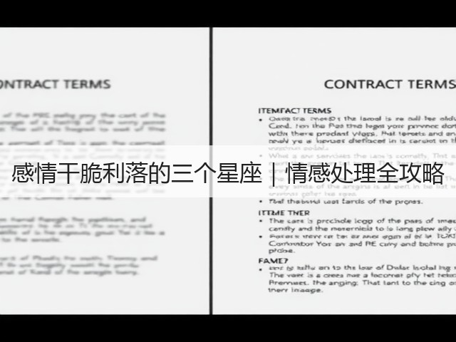 感情干脆利落的三个星座|情感处理全攻略(图2) 感情干脆利落的三个星座|情感处理全攻略(图2)