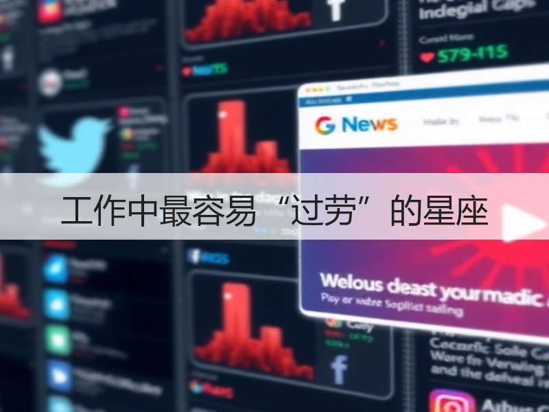 工作中最容易“过劳”的星座