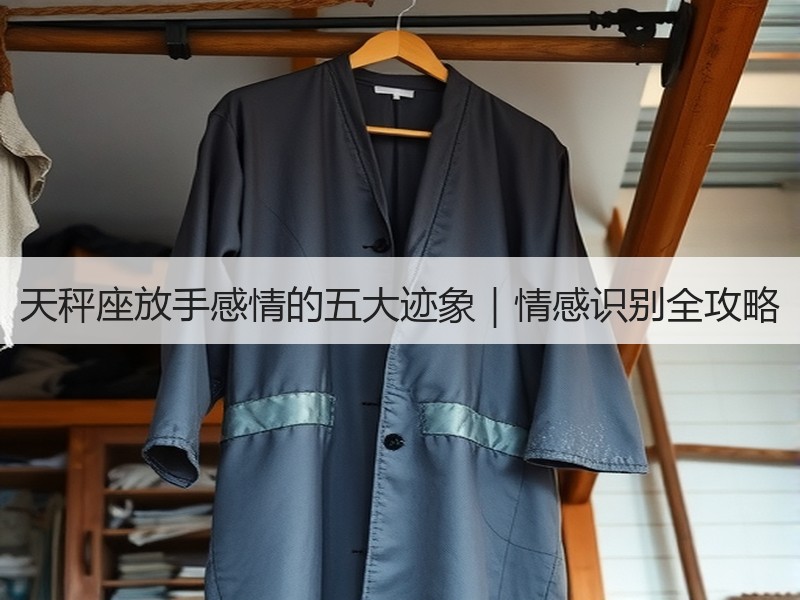 天秤座放手感情的五大迹象｜情感识别全攻略