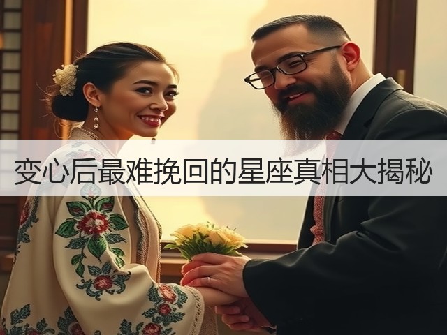 变心后最难挽回的星座真相大揭秘(图3) 变心后最难挽回的星座真相大揭秘(图3)