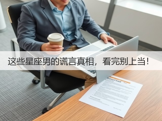 这些星座男的谎言真相，看完别上当！(图2)