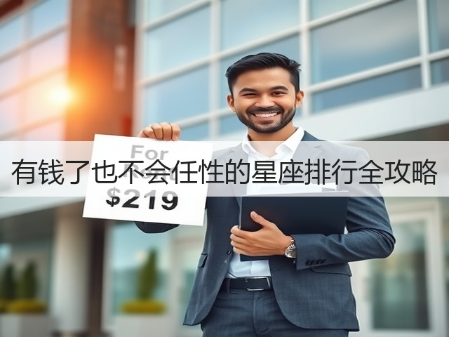 有钱了也不会任性的星座排行全攻略(图2) 有钱了也不会任性的星座排行全攻略(图2)
