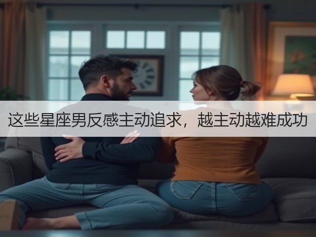 这些星座男反感主动追求,越主动越难成功(图1) 这些星座男反感主动追求,越主动越难成功(图1)