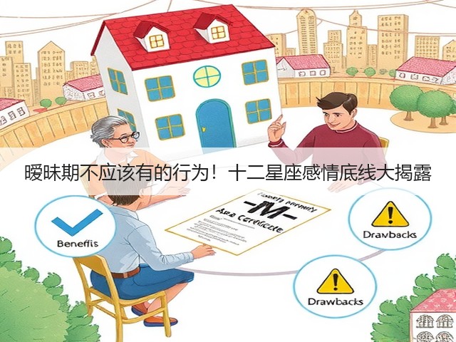 暧昧期不应该有的行为！十二星座感情底线大揭露(图1)