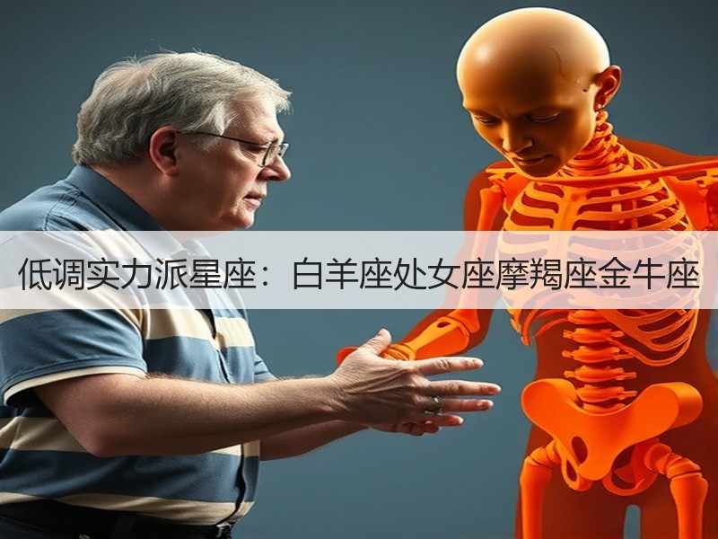 低调实力派星座：白羊座处女座摩羯座金牛座