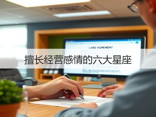 擅长经营感情的六大星座(图3)