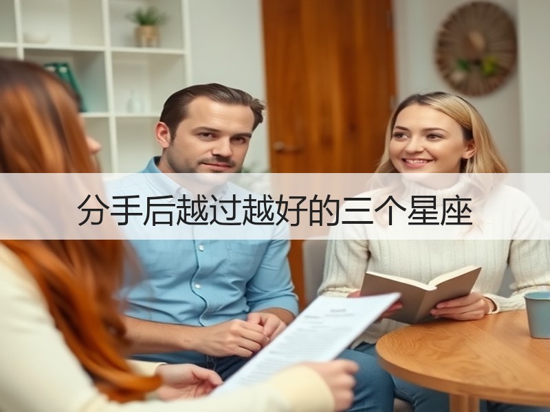 分手后越过越好的三个星座