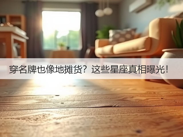 穿名牌也像地摊货？这些星座真相曝光！(图2)