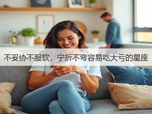 不妥协不服软,宁折不弯容易吃大亏的星座(图2) 不妥协不服软,宁折不弯容易吃大亏的星座(图2)