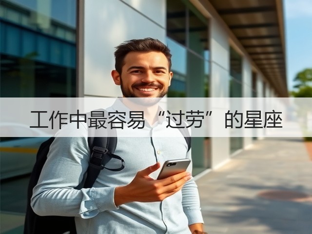 工作中最容易“过劳”的星座(图1) 工作中最容易“过劳”的星座(图1)