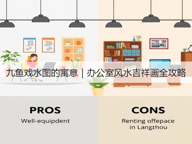 九鱼戏水图的寓意｜办公室风水吉祥画全攻略(图3)