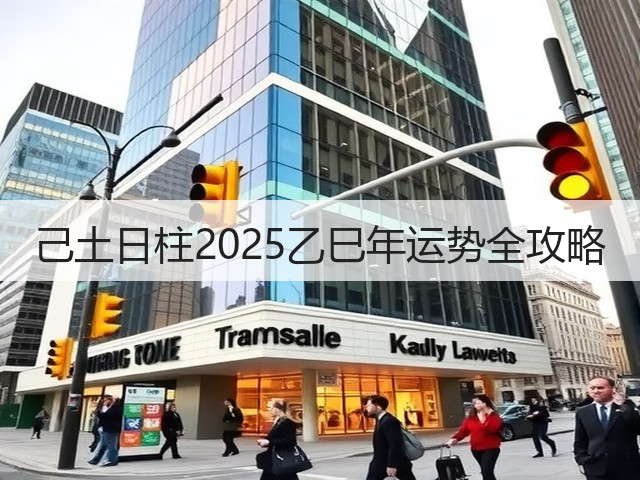 己土日柱2025乙巳年运势全攻略(图3)