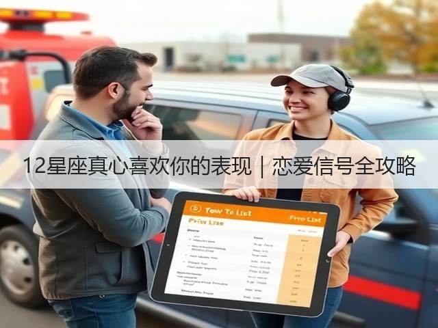 12星座真心喜欢你的表现｜恋爱信号全攻略(图2)