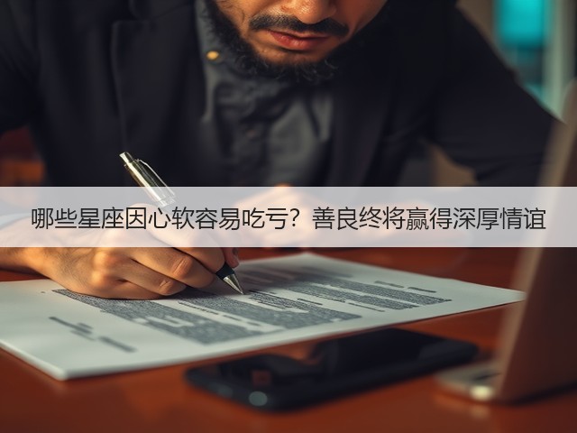 哪些星座因心软容易吃亏？善良终将赢得深厚情谊(图3)