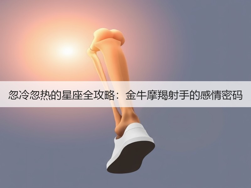 忽冷忽热的星座全攻略：金牛摩羯射手的感情密码