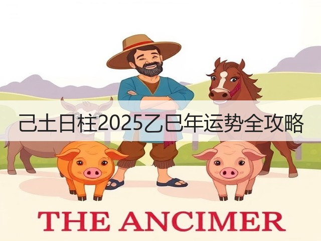 己土日柱2025乙巳年运势全攻略(图1)