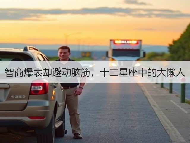 智商爆表却避动脑筋,十二星座中的大懒人(图3) 智商爆表却避动脑筋,十二星座中的大懒人(图3)