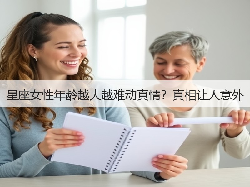 星座女性年龄越大越难动真情？真相让人意外