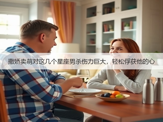 撒娇卖萌对这几个星座男杀伤力巨大，轻松俘获他的心(图3)