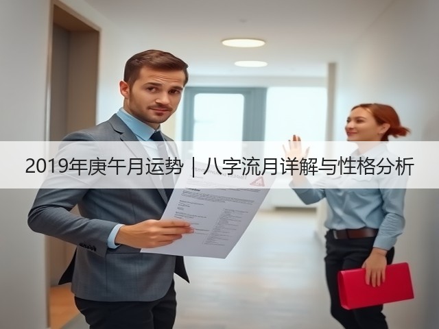 2019年庚午月运势｜八字流月详解与性格分析(图3)