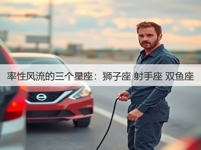 率性风流的三个星座：狮子座 射手座 双鱼座