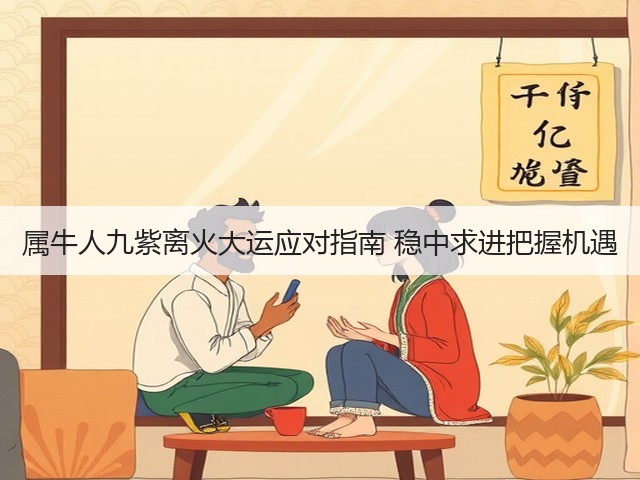 属牛人九紫离火大运应对指南 稳中求进把握机遇(图3) 属牛人九紫离火大运应对指南 稳中求进把握机遇(图3)