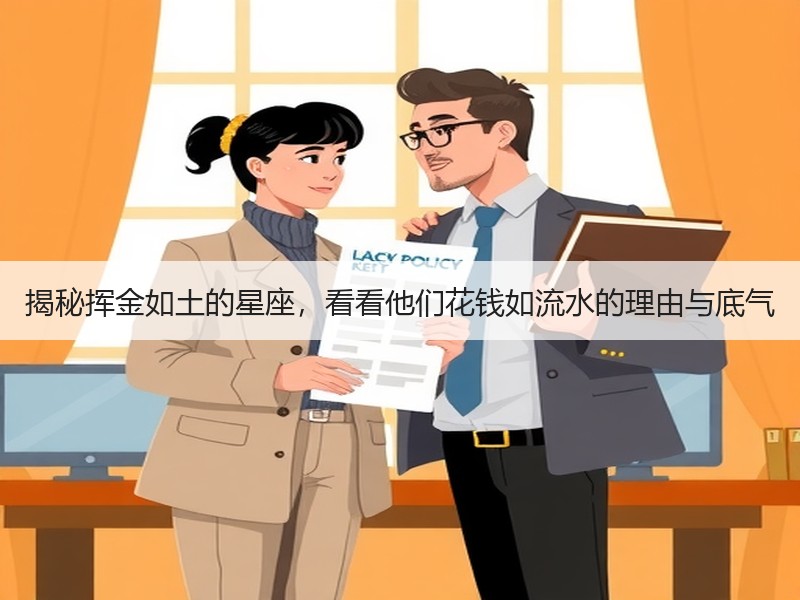揭秘挥金如土的星座，看看他们花钱如流水的理由与底气