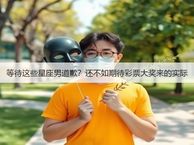 等待这些星座男道歉?还不如期待彩票大奖来的实际(图2) 等待这些星座男道歉?还不如期待彩票大奖来的实际(图2)