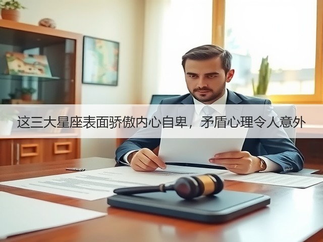 这三大星座表面骄傲内心自卑,矛盾心理令人意外(图1) 这三大星座表面骄傲内心自卑,矛盾心理令人意外(图1)