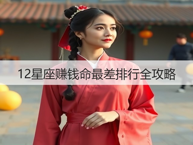 12星座赚钱命最差排行全攻略(图3) 12星座赚钱命最差排行全攻略(图3)