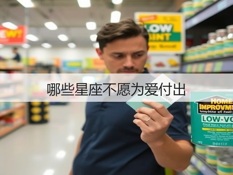 哪些星座不愿为爱付出