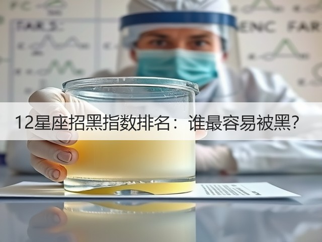 12星座招黑指数排名：谁最容易被黑？(图2)