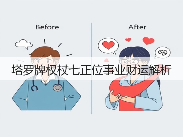 塔罗牌权杖七正位事业财运解析(图3)