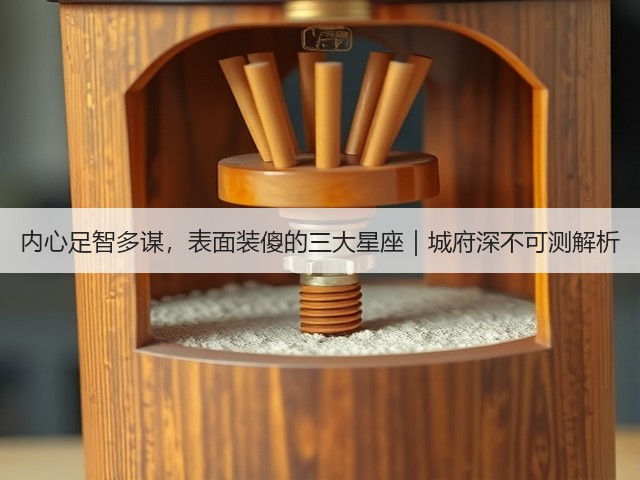 内心足智多谋，表面装傻的三大星座｜城府深不可测解析(图1)