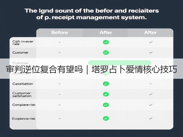 审判逆位复合有望吗｜塔罗占卜爱情核心技巧(图3)