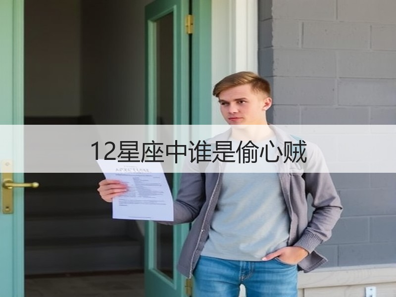 12星座中谁是偷心贼