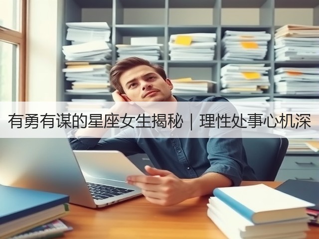 有勇有谋的星座女生揭秘｜理性处事心机深(图2)